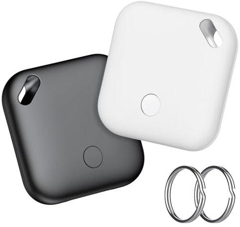 Air Tracker, Bluetooth Tracker Tag-2 Pack, Compatible with Apple Find My (iOS Only). Key, Luggage, Suitcase and More Item Finder, IP67 Waterproof, Replaceable Battery, Worldwide Tracking