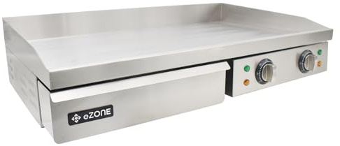 eZone Commercial Electric Griddle Dual Zone 70cm 2x2.5kW 230V