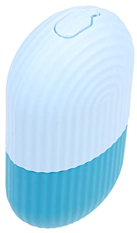 WEKADRIN Silicone Facial Ice Roller Mold Light Blue Skin Ice Roller for Face Massage and Pore Tightening Beauty Tool Suitable for Home Spa and Skincare Routine