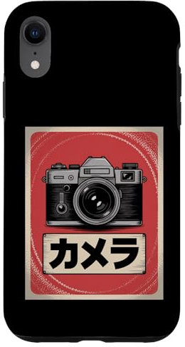 Vintage Japanische analoge Spiegelreflexkamera Retro Fotografen Film Hülle für iPhone XR