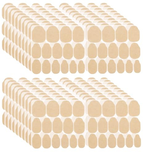40 Sheets Nail Glue Tabs, 600 Pcs 15 Sizes Waterproof & Breathable Press On Fake Nail Adhesive Tabs Stickers Double Sided Clear Flexible Sticky Glue for Manicure