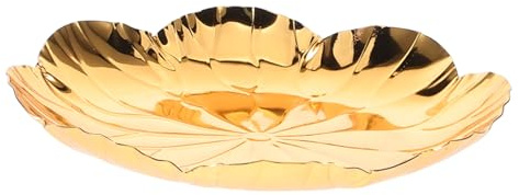 SUPVOX Plateau Doré pour Fêtes Plateau Apéritif Réutilisable pour Gâteaux Snacks et Bijoux Décoratif pour et Réceptions