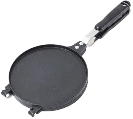 Non Stick Waffle Cone Maker - Aluminum Sandwich Creator Machine, Multifunctional Kitchen Baking Tools | portable Homemade Crepe Pan for Afternoon Tea Crepes Dessert Pastry Breakfast Camping