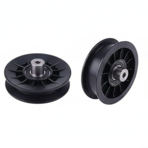 Alanmoship Rasenmäher Keilriemen Spannrolle Kit AM134501 und AM134502 Metall Ersatz für X300 X310 X320 X330 X380 X384 Serie, Schwarz, 2 Stück