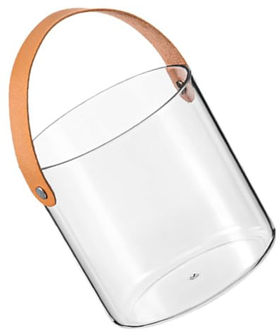 RASTKY Secchiello per il Ghiaccio Piccolo Pratico Secchiello Multifunzionale per Vino/birra/frutta/fiori per Feste 5,1x5,1 Pollici