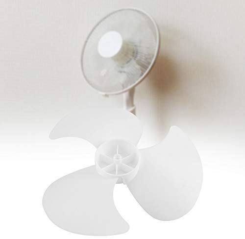 Rengue Pale de Ventilateur en Plastique, Conception à Trois Feuilles, Facile à Installer et à Nettoyer pour les Ventilateurs électriques Standard, Pale de Ventilateur en Plastique, Paquet de 2,