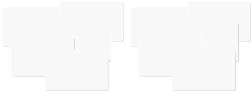 NFC Tag Karten 215 wie u. a. in Amiibo Figuren, 10 Stück in weiß, kompatibel mit Allen NFC Smartphones, NXP NFC Chip NTAG 215