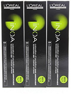 L'ORÉAL Inoa Coloration 60 ml Nr. 2 Braun 3er Pack Ammoniakfrei