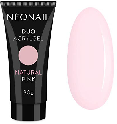 NeoNail Professional Duo Acrylgel 30g Nagelverlängerung künstliche Nägel Nagel Modeling Aufbau Gel Builder Gel … (NATURAL PINK)