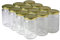 Lato Rutta - 15 vasetti in vetro 1 kg per miele, marmellata (750 ml) con coperchio a 82