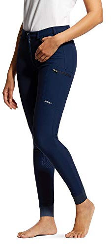 ARIAT Frauen Triton Griff Knie Patch Reithose 10030538 - Navy Breech Size - 28IN