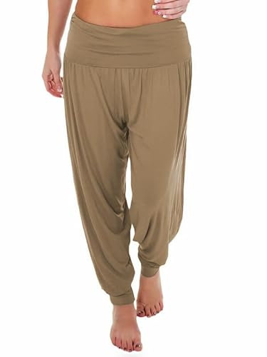 BODYWEAR LTD Damer trendiga harembyxor i plusstorlek damer full längd stretch vardagsbyxor
