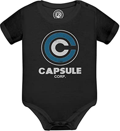 Fabulous Body Bébé Manche Courte Noir Capsule Corp. Geek Jeux Video Serie Film