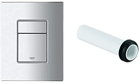 GROHE 38732000 | Skate Cosmopolitan WC Wall Plate & 37489000 | Extension for Concealed Cisterns