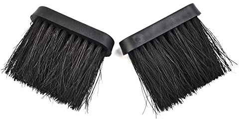 2 Stück Kamin-Herdbürste Kamin,Kaminbesen Ersatzbürste,Begleitbürstenkopf, Kamin-Feuer-Erd-Kaminbürste, Ofenbesen,für Zuhause und Kaminreinigung