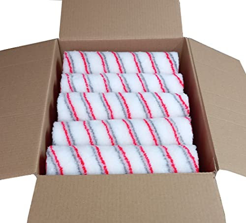 5 x Profi Malerrolle Malerwalze Farbrolle Maler Walze Rolle 25cm lang mit 14mm Flor WZG