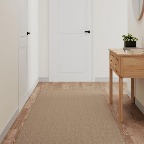 Camerina Teppichläufer Sisal-Optik Sandfarben 80x150 cm Treppenteppich Flurteppich LäUfer Lang