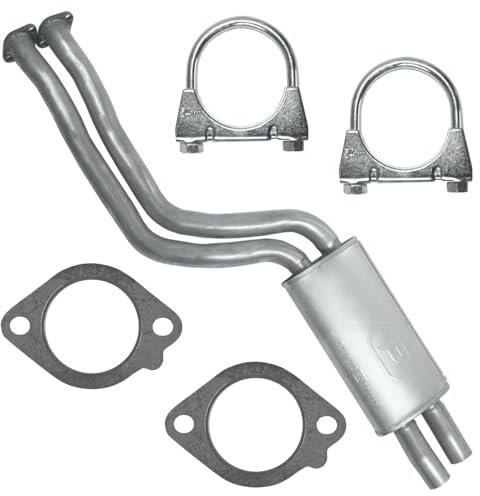 Schalldämpferset Auspuff Vorschalldämpfer für BMW 3er E46 1998-02/2005 2.2 2.5 3.0