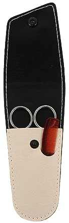 DOITOOL 1set Forbici Per Barba Acciaio Inossidabile Pettine Per Barba e Rasoio Per Sopracciglia Con Portaoggetti Strumenti Professionali e Del Viso