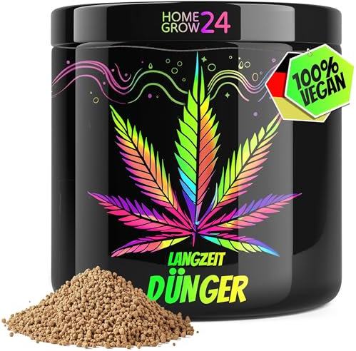Homegrow24 Cannabis Dünger Indoor & Outdoor Langzeitdünger und Mykorrhiza Wurzelaktivator - Wachstums & Blütephase Grow & Bloom Hanfdünger Starter Set