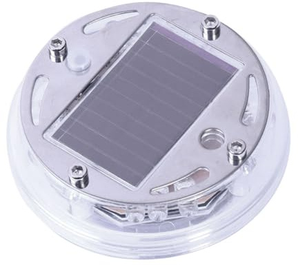SOLUSTRE Solar Led Hubcap Light for Car Wheels Neon Flash Warning Light Car Accessories for Night Visibility