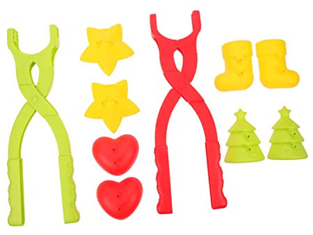 Supvox Schneeball Maker Aus Kunststoff Weihnachtsspielzeug Für Junge Mädchen Tragbares Schneespielzeug Für Draußen Geeignet Für Sand Und Schlamm