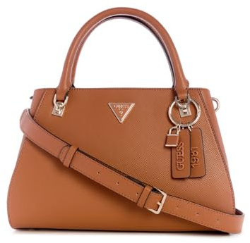 GUESS Noelle II Luxury Satchel Light Cognac