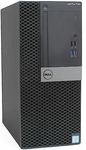 PC Computer Desktop Tower Dell Optiplex 7040, Processore Core i5-6400, Memoria Ram 16GB, Disco SSD 512GB, HDMI, Win 11 PRO (Ricondizionato)