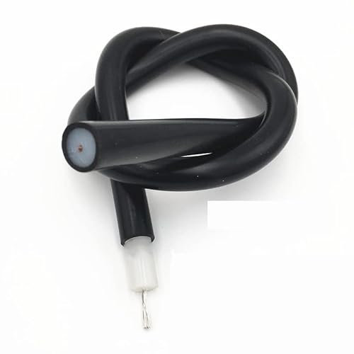 IkErna Silichigh-Voltage Cable 18/20/17/9/11/13 16Awg Tinned Copper Core 5 10 15 20Kv High Temperature Resistance Car Ignition Wire/18 Awg/5Kv 1 Meter Price