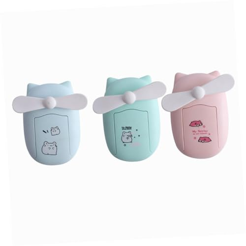 DONFAMDS Mini Ventilador Portátil Recargable con Refrescante Ventilador USB Silencioso con Batería Integrada para Viaje y Actividades Diseño Ligero y Duradero Color Verde