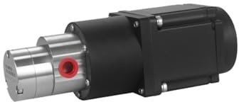 High Precision AC 200W Servo Motor Liquid Transfer Magnetic Drive Gear Self Priming Coupling Pump