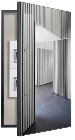 Decorative Meter Box Painting - Aluminum Frame Wall Art for Electric Cover and Circuit Breaker Panel Decorations