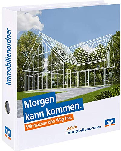 A4 Ordner Immobilienordner Bauordner Bankordner Finanzordner inkl. 10tlg. Register