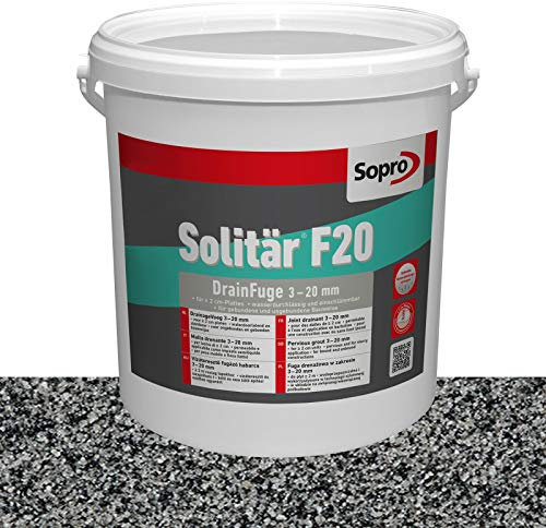Sopro F20 - Mortero para juntas de pavimento, Gris