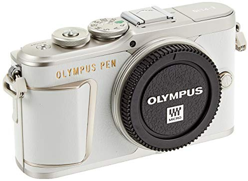 Olympus PEN E-PL10 Micro Four Thirds System - Fotocamera, 16 Megapixel, Stabilizzatore d'Immagine nella Custodia, Video 4K, Wi-Fi, 16 Art Filter, Scatto Touch AF, Bianco