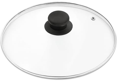 YSAMAX Transparent Glass Lid Cover, Kitchen, Glass Saucepan Lids, Saucepan Lids, Pan Lid, Frying Pan, Cover, Cookware Lid