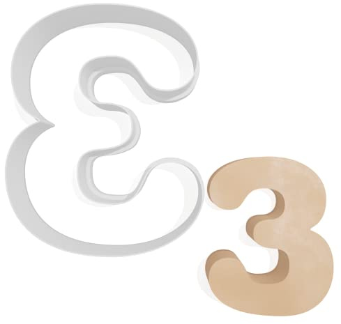 Number 3 Cookie Cutter - 3 Sizes