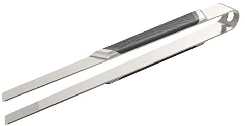 Premium XL Edelstahl Grillzange Länge 397 mm, aus der Quantum-Serie, Profi-Qualität, lebensmittelsicher & spülmaschinenfest