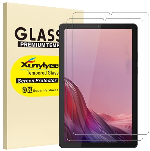 XunyLyee 2 Stück, Panzer Schutz Glas für Lenovo Tab M9 HD TB-310FU 9,0 Zoll | Displayschutz Schutzfolie HD-Klarheit