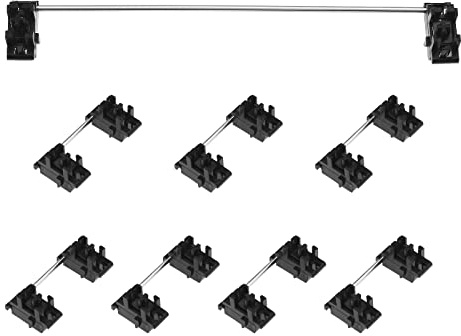 ECSiNG 7pcs 2pcs Stabilizzatori 2U e 1pc Stabilizzatore 6.25U Sostituzione Stabilizzatori di Tastiera Meccanici Stabilizzatori di Montaggio Piastra Accessori per Tastiera