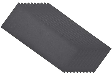 CoCud 10 Piezas Hojas de Lija Húmeda y Seca 9 Pulgadas x 3.6 Pulgadas | Carburo de Silicio, Grano 500, para Yeso Madera Metal