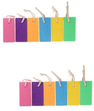minkissy 2 Sets Steinfußfeile Entferner Bad Peeling Peeling Entferner Für Füße Männer Frauen Fußpflege Werkzeug 6 Stück * 2