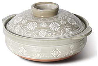 RybdaFDc Kasserolle, Kochtopf, 3-Liter-Keramik-Hot Pot, hitzebeständiger Kasserolle mit Deckel, runder Steingut-Ton-Kasserolle, Reiskocher for Eintopf-Suppennudeln