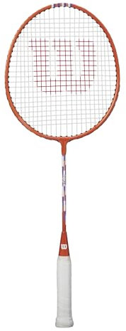 Wilson Tour 30 Badminton Racket, Orange/Weiß