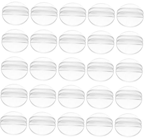 Warmhm Spielkartenhalter 2cm Transparent Kunststoff Miniaturbasen Kartenständer Für Brettspiele Tischkartenhalter Spielzubehör