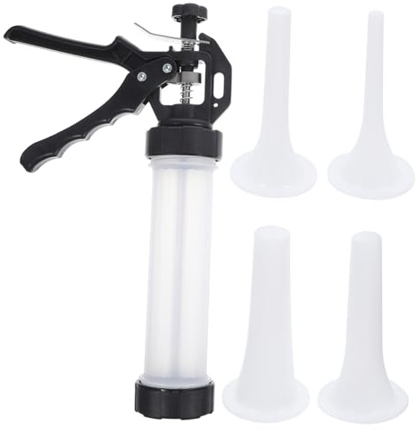 VALICLUD Manual Sausage Filler Tool Stainless Steel Small Sausage Filling Tube Kitchen Meat Stuffing Equipment