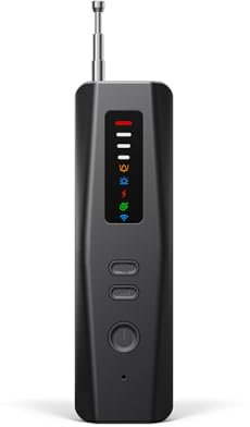 Liretope Hidden Camera Detector, Advanced Anti-Spy Technology RF GPS Tracker Finder, Wireless Bug Sweeper with Magnetic Detection for Home Office Travel Security, Real-Time Alarm