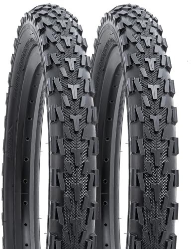 YunSCM 2PCS Faltbare 16 Zoll Fahrradreifen 16X2.4 Mantel 64-305 kompatibel 16X2.3516X2.40 Stadt/Straße/Mountainbike Reifen