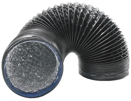 YANSHUYU Abluftschlauch 1,5-3M Auspuffrohr Flexibler Rohrleitungsschlauch for Inline-Impeller Gewächshaus Hydrokultur Auspuffauslassrohr Hardware LüFtungsschlauch(160mm-2M)