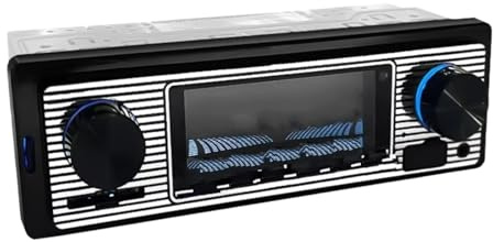 Telecamera Retromarcia Auto Autoradio 1 DIN Stereo FM Bluetooth MP3 60Wx4 Lettore Audio Cellulare Vivavoce Digitale USB/SD Con Ingresso AUX Nel Cruscotto